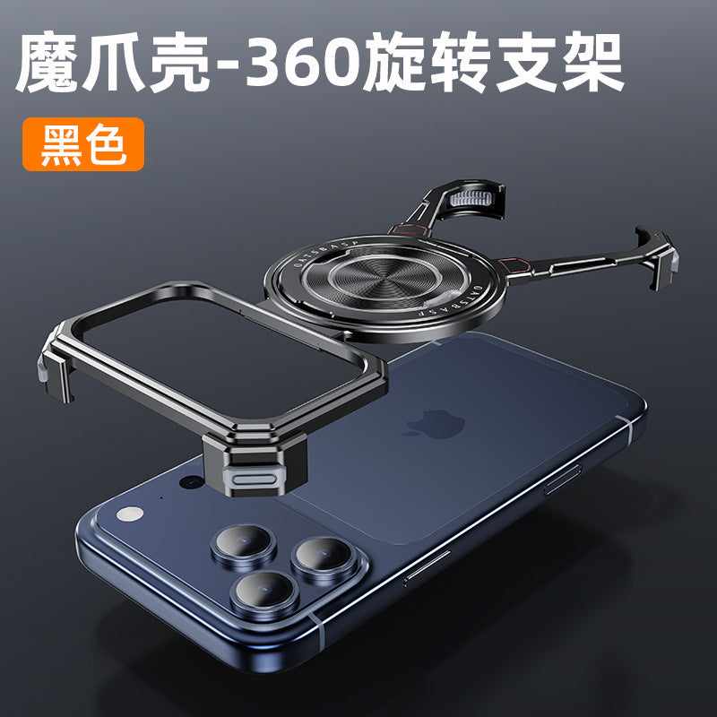 Metal Ring Stand Phone Case with Shockproof Frame