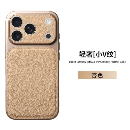 Leather Finish Sliding Camera Phone Case