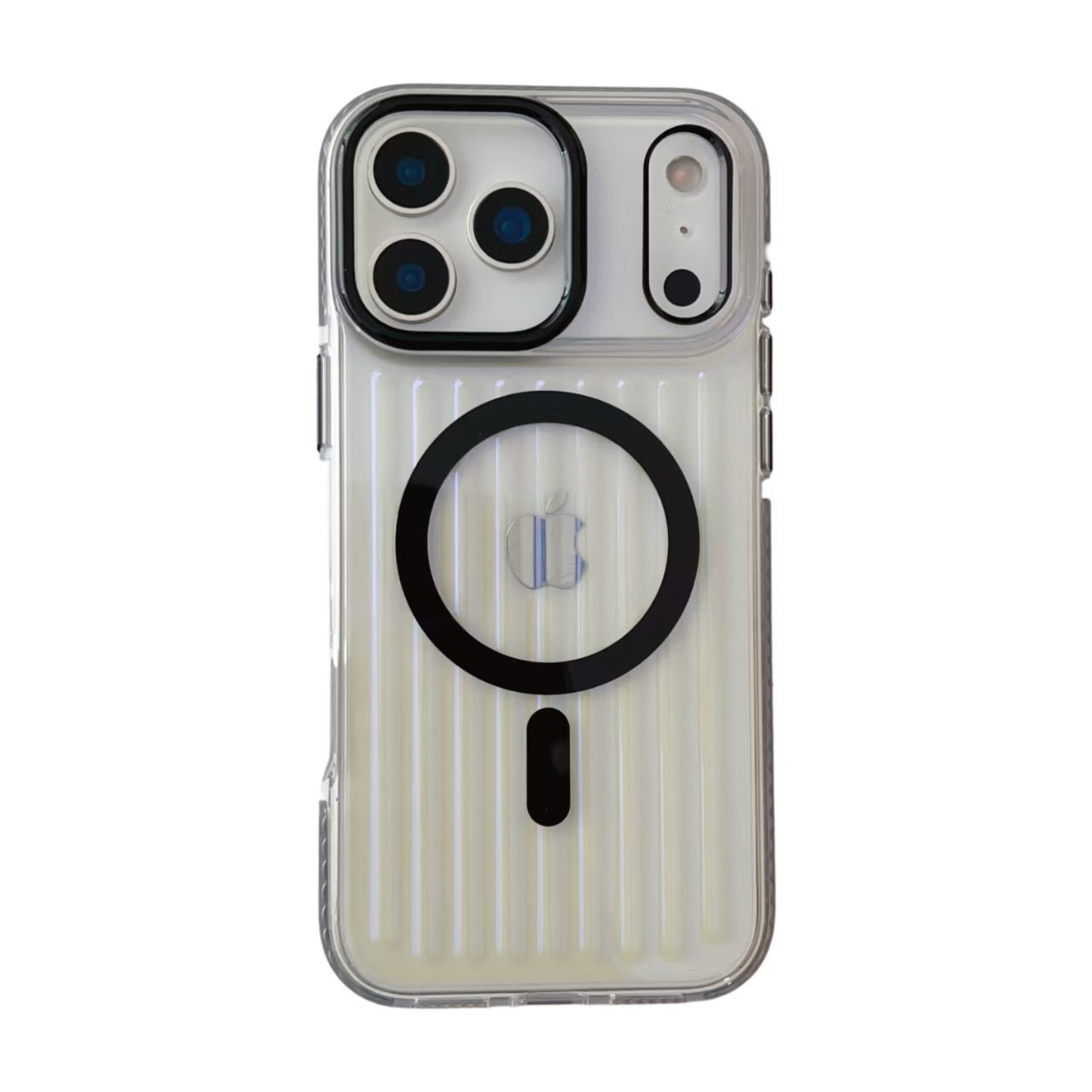 Transparent MagSafe Back Cover with Shock Protection and Camera Guard