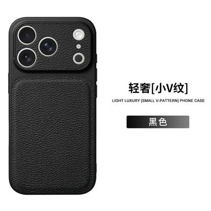 Leather Finish Sliding Camera Phone Case