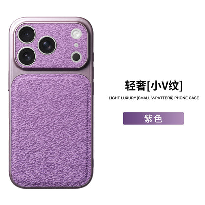 Leather Finish Sliding Camera Phone Case