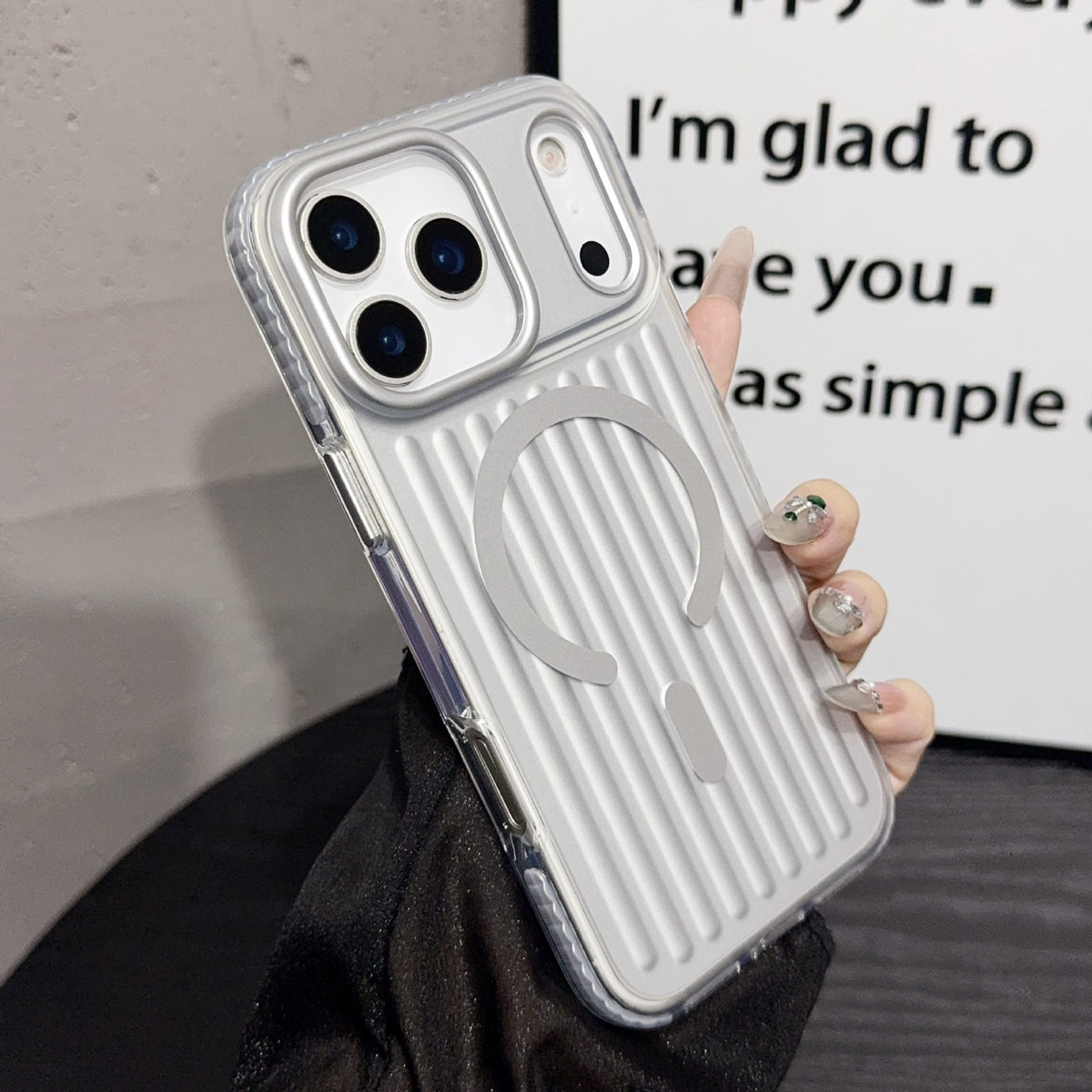 Transparent MagSafe Back Cover with Shock Protection and Camera Guard