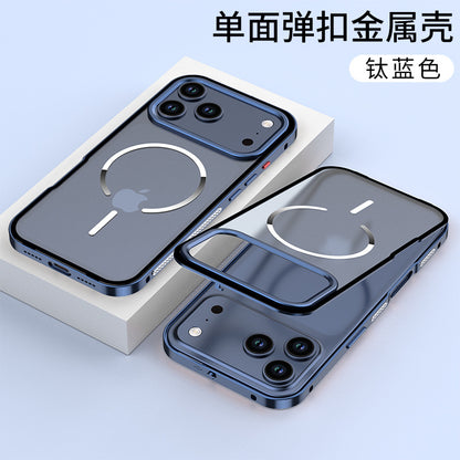 Metal Frame MagSafe Cover with Camera Protection