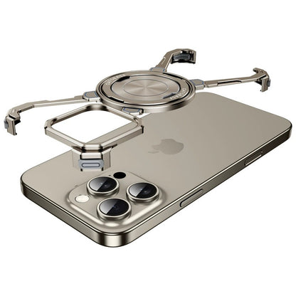 Metal Ring Stand Phone Case with Shockproof Frame