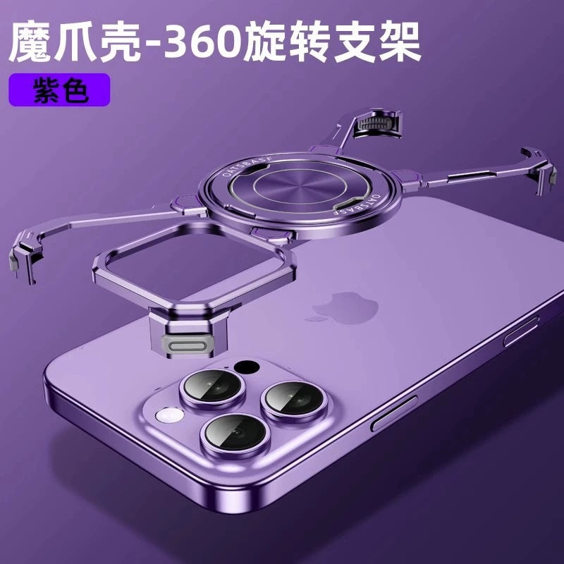 Metal Ring Stand Phone Case with Shockproof Frame