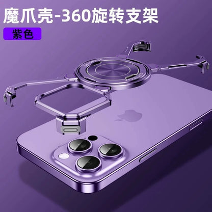 Metal Ring Stand Phone Case with Shockproof Frame