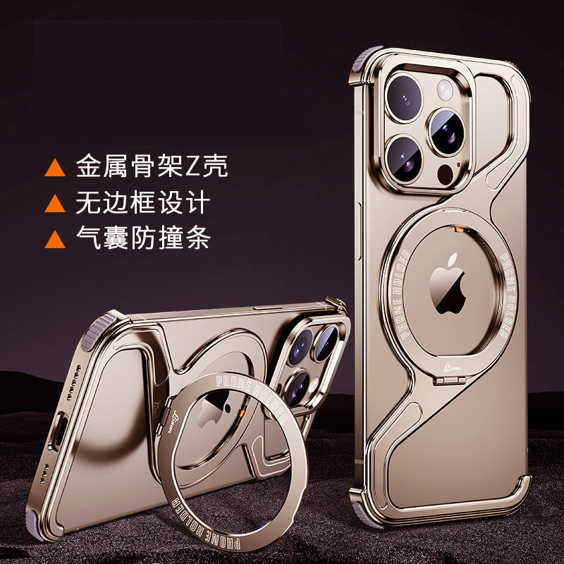 Purple Metal Ring Stand Case