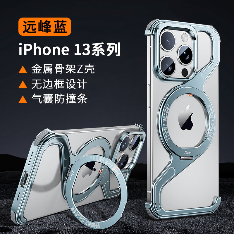 Purple Metal Ring Stand Case