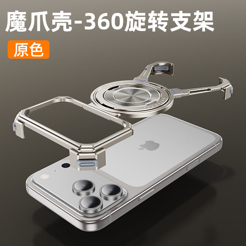 Metal Ring Stand Phone Case with Shockproof Frame