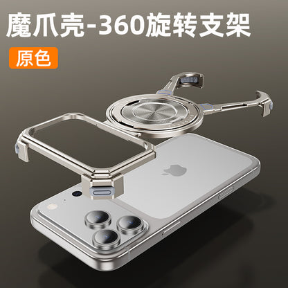 Metal Ring Stand Phone Case with Shockproof Frame