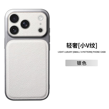 Leather Finish Sliding Camera Phone Case