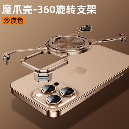 Metal Ring Stand Phone Case with Shockproof Frame