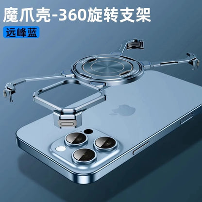 Metal Ring Stand Phone Case with Shockproof Frame