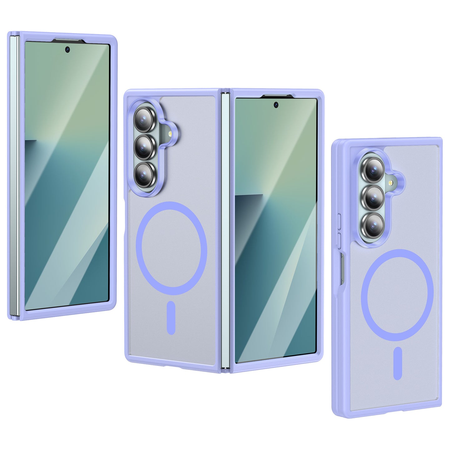 Black Anti-Fingerprint Ring Holder Case for iPhone with Shock Protection