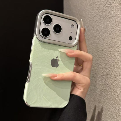 Metal Frame Matte Back Phone Case with Camera Protection