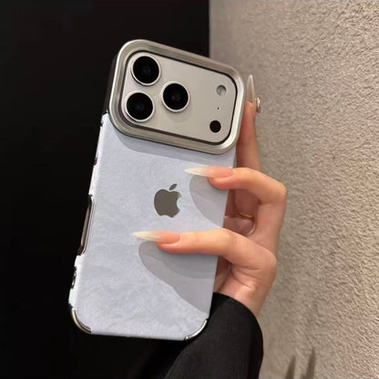 Metal Frame Matte Back Phone Case with Camera Protection