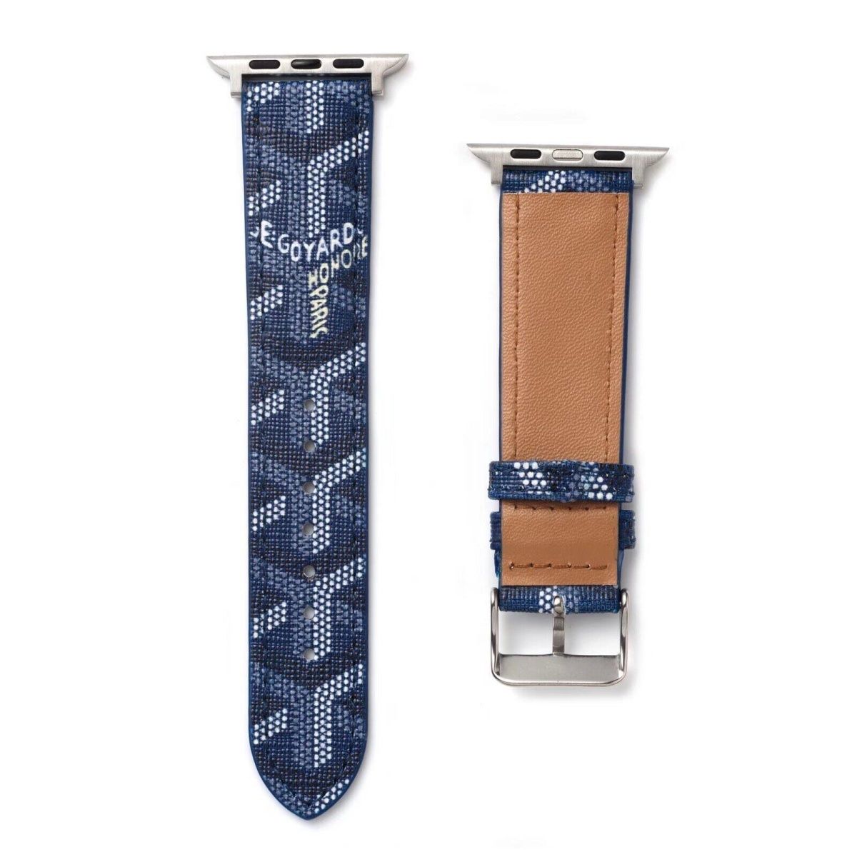 Designer Pattern Silicone Watch Strap Compatible with Apple Watch