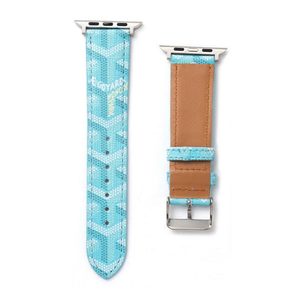 Designer Pattern Silicone Watch Strap Compatible with Apple Watch