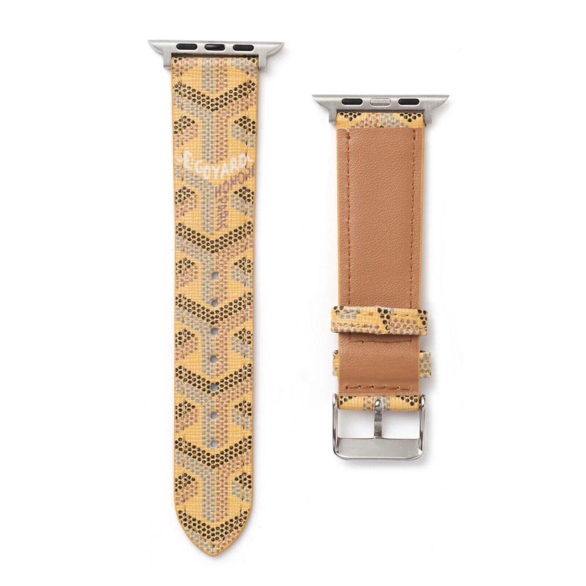 Designer Pattern Silicone Watch Strap Compatible with Apple Watch