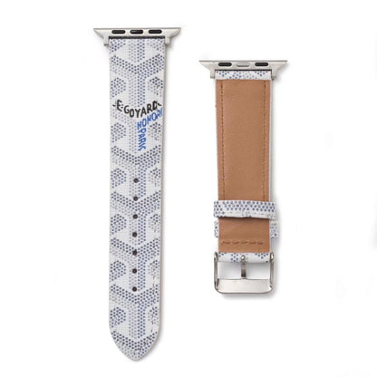 Designer Pattern Silicone Watch Strap Compatible with Apple Watch