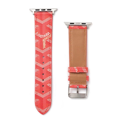 Designer Pattern Silicone Watch Strap Compatible with Apple Watch