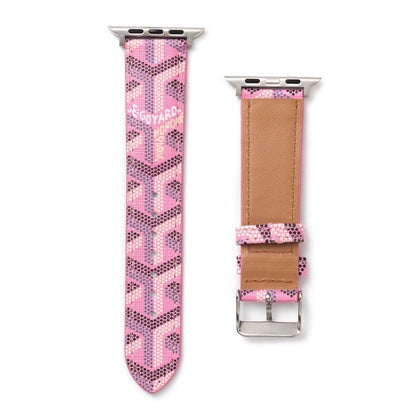 Designer Pattern Silicone Watch Strap Compatible with Apple Watch