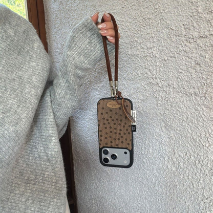 Fabric Floral Phone Case with Hand Strap