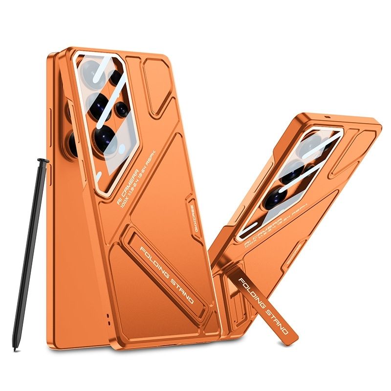 Rugged  Cover with Camera Protection & Folding Stand for Samsung