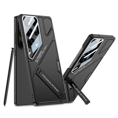 Rugged  Cover with Camera Protection & Folding Stand for Samsung