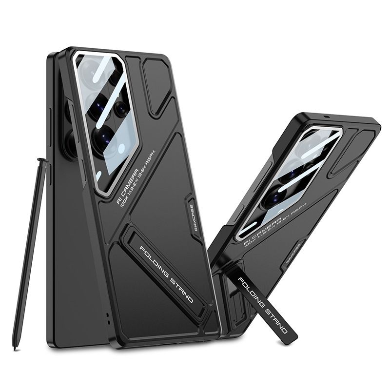 Rugged  Cover with Camera Protection & Folding Stand for Samsung
