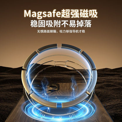 Rotating Magnetic Ring Stand Phone Case with Wood Texture Back