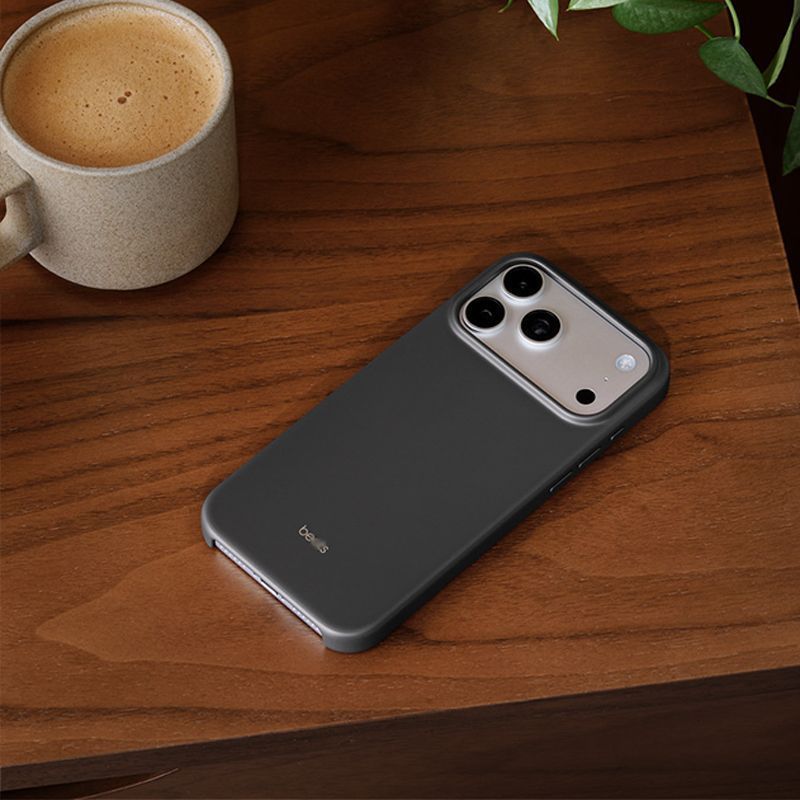 Matte Black Slim Phone Case | Soft Touch Back Cover with Camera Protection