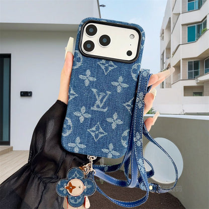 Brown Monogram Pattern Back Cover for iPhone – Slim Protective Case