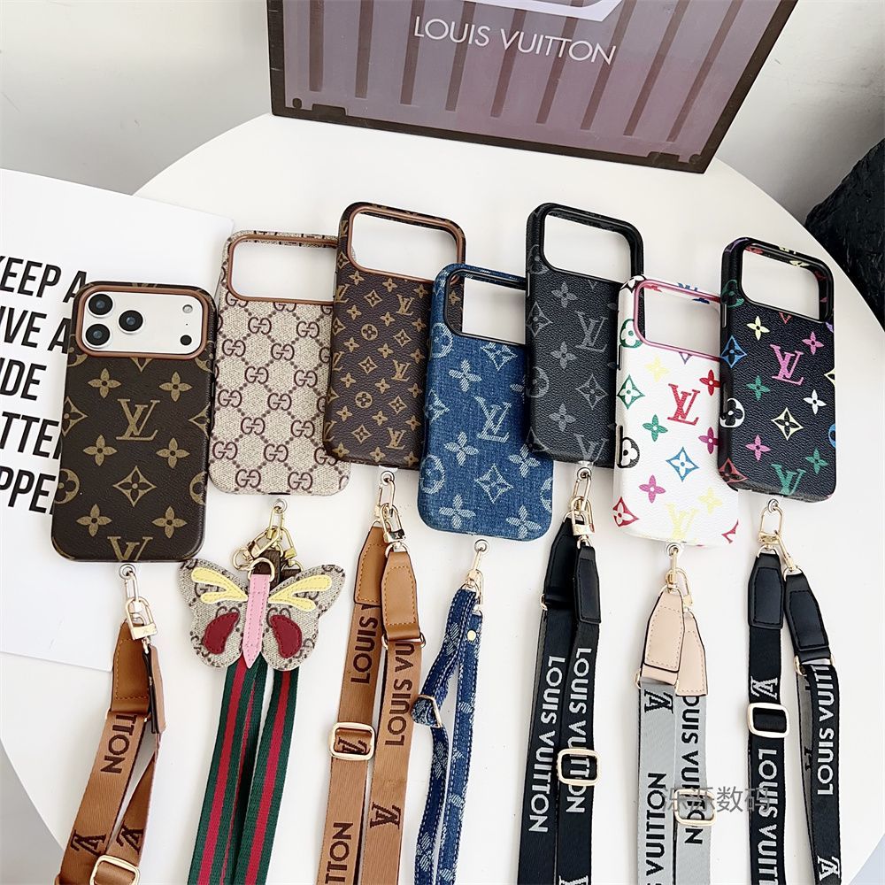 Brown Monogram Pattern Back Cover for iPhone – Slim Protective Case