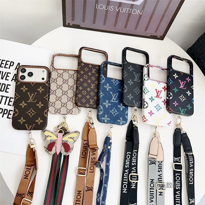 Brown Monogram Pattern Back Cover for iPhone – Slim Protective Case