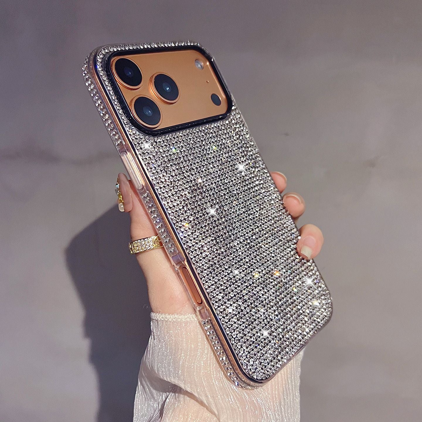 iPhone Glitter Diamond Case – Crystal Back Cover