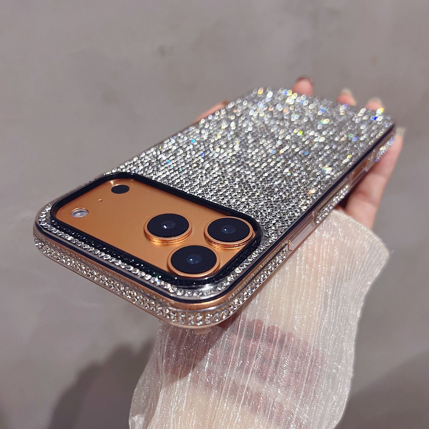 iPhone Glitter Diamond Case – Crystal Back Cover
