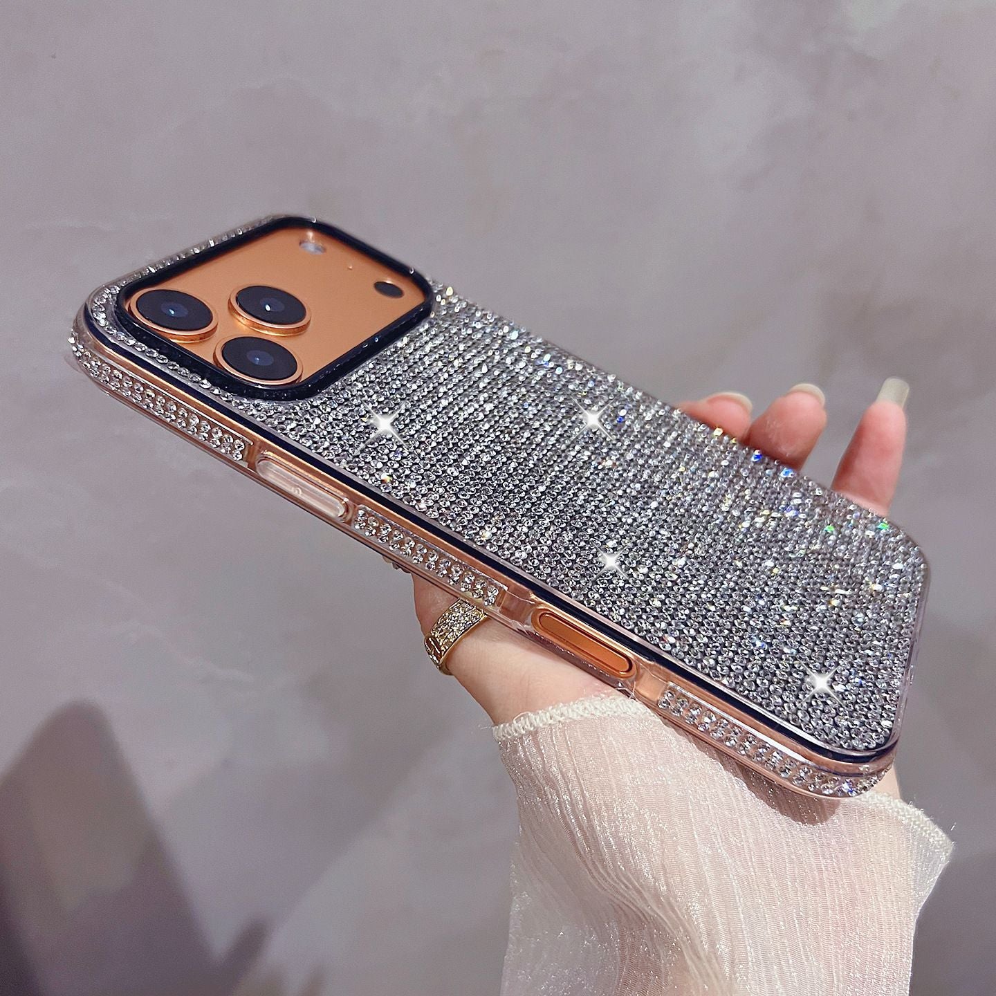 iPhone Glitter Diamond Case – Crystal Back Cover