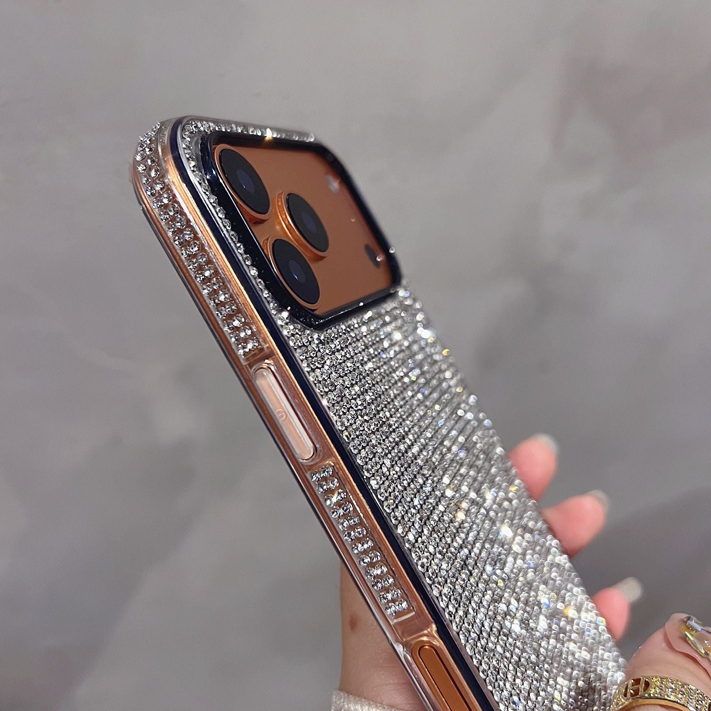 iPhone Glitter Diamond Case – Crystal Back Cover