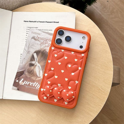 Heart Pattern Card Holder Silicone Phone Case – Soft Grip, Cute Design & Shock Protection