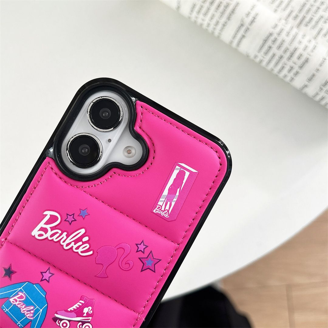 Barbie Pink Wallet iPhone Case with Card Holder – Cute Aesthetic Cover