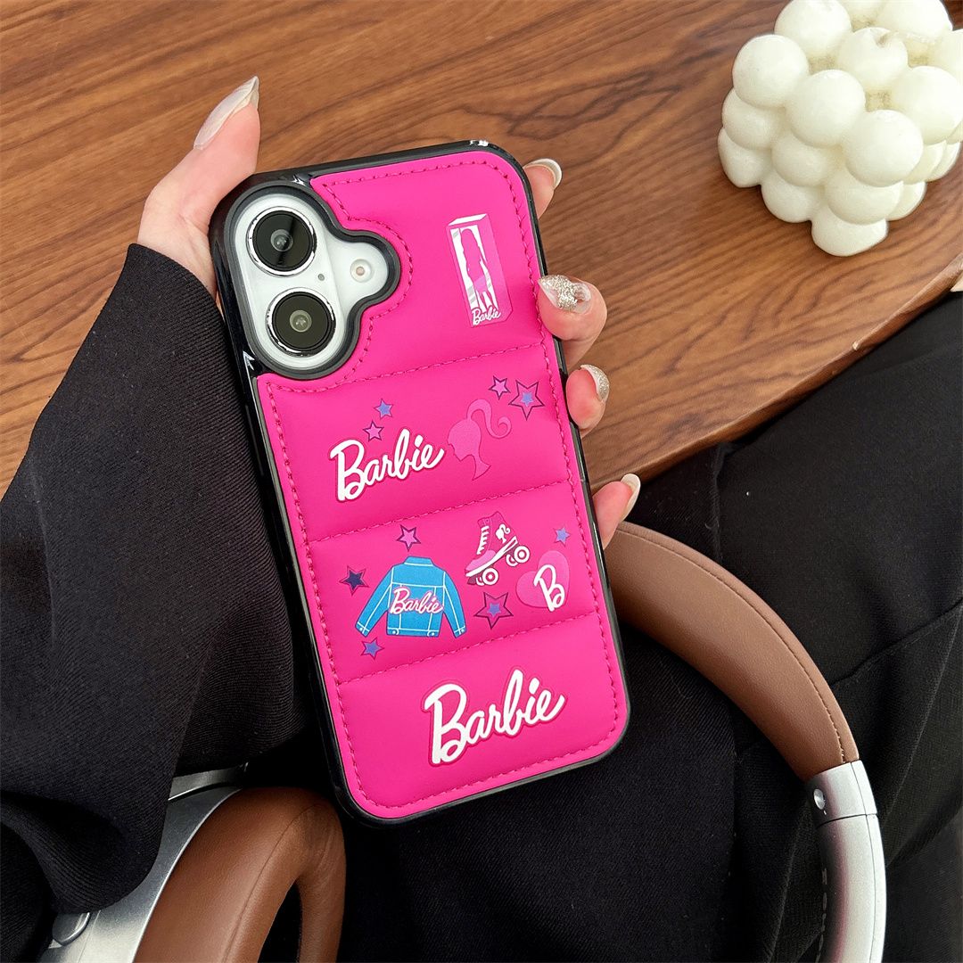 Barbie Pink Wallet iPhone Case with Card Holder – Cute Aesthetic Cover