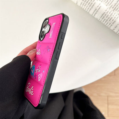 Barbie Pink Wallet iPhone Case with Card Holder – Cute Aesthetic Cover