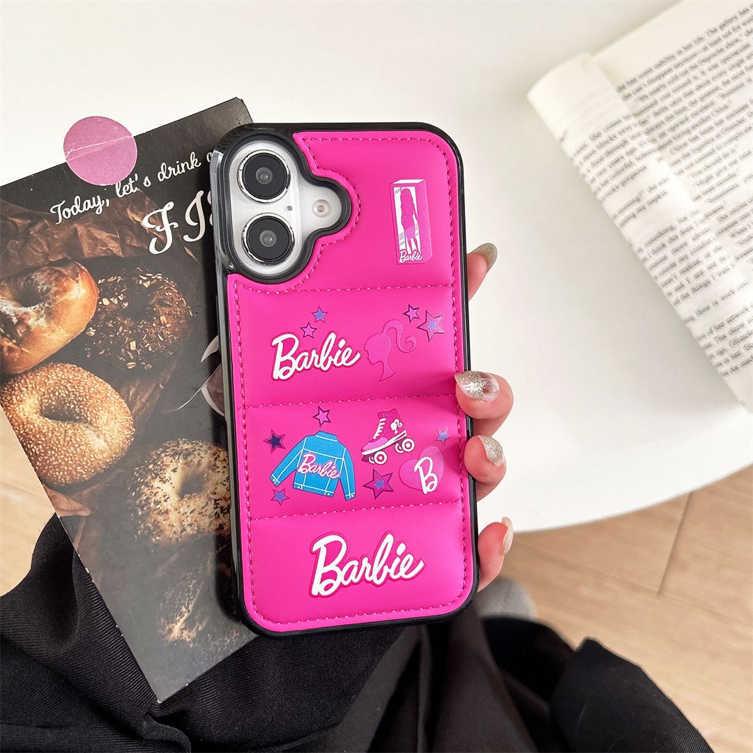 Barbie Pink Wallet iPhone Case with Card Holder – Cute Aesthetic Cover