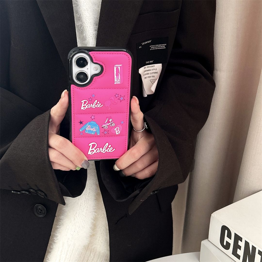 Barbie Pink Wallet iPhone Case with Card Holder – Cute Aesthetic Cover