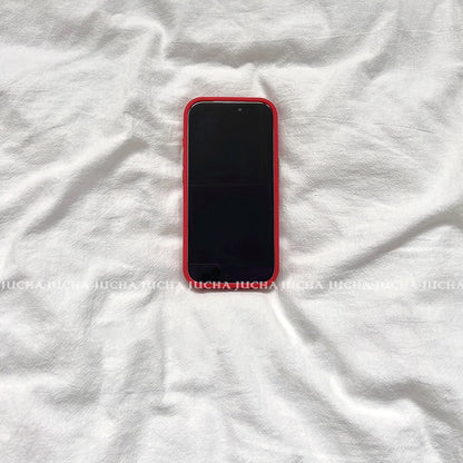 iPhone Cherry Heart Printed Case – Soft Back Cover