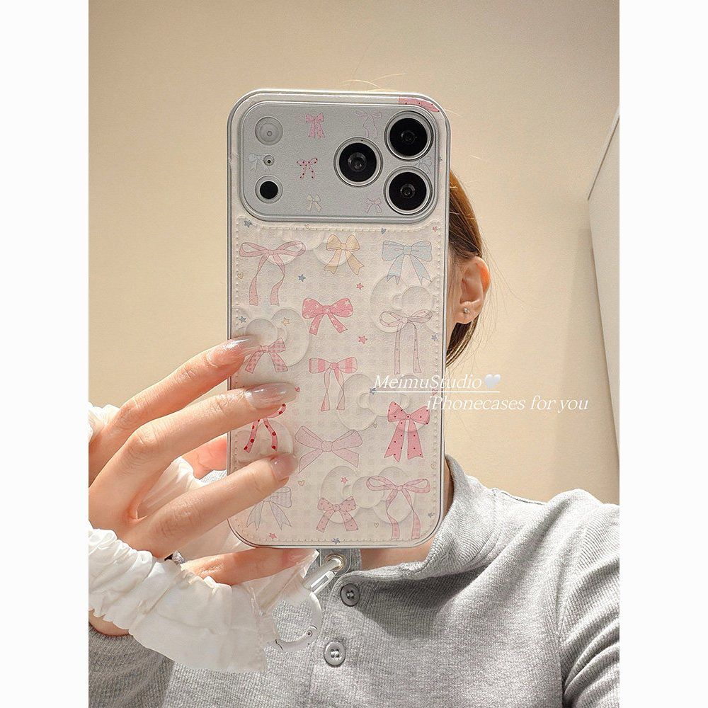 iPhone Bow Pattern Case – Soft Back CoveriPhone Bow Pattern Case – Soft Back Cover