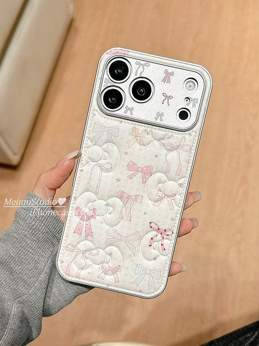 iPhone Bow Pattern Case – Soft Back CoveriPhone Bow Pattern Case – Soft Back Cover