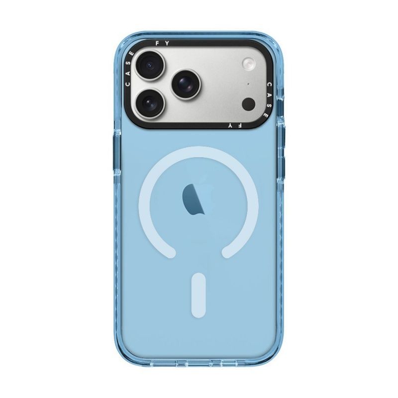 MagSafe Transparent Color Frame iPhone Case – Shockproof Clear Back Cover