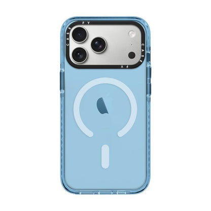MagSafe Transparent Color Frame iPhone Case – Shockproof Clear Back Cover